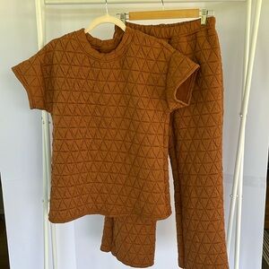 Terracotta Coord Knit Set Size Small